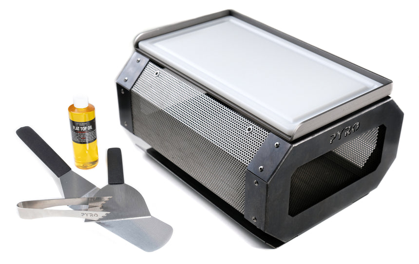 Pyro Camp Fire Pit + Grill Kit