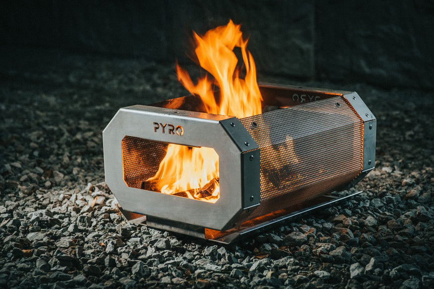Pyro Camp Fire Pit + Grill Kit