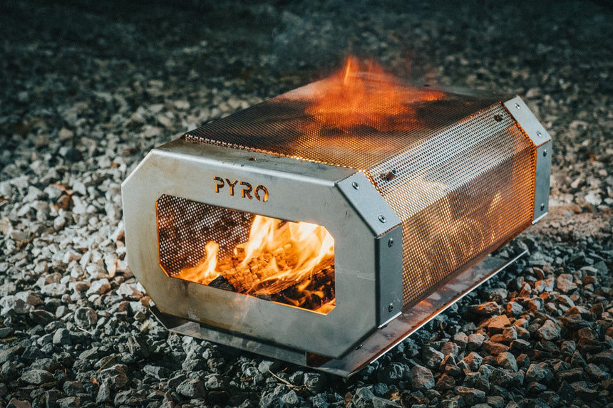 Pyro Camp Fire Pit + Grill Kit