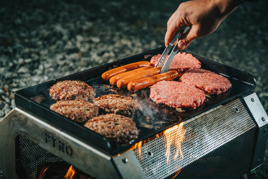 Pyro Camp Fire Pit + Grill Kit