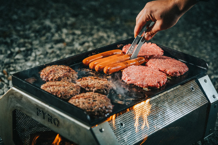 Pyro Camp Fire Pit + Grill Kit