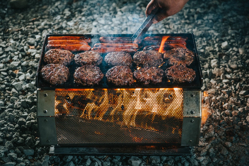 Pyro Camp Fire Pit + Grill Kit