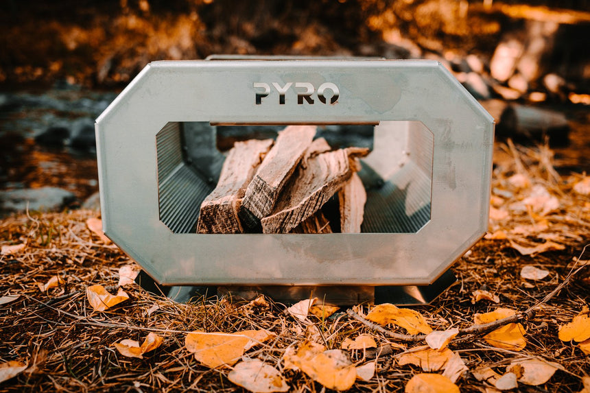 Pyro Camp Fire Pit + Grill Kit