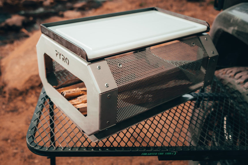 Pyro Camp Fire Pit + Grill Kit