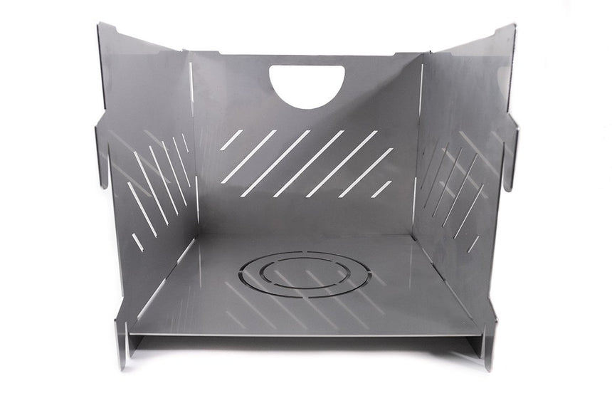 Stainless Steel Pyro Cage MINI - Portable Fire Pit Camp Fire