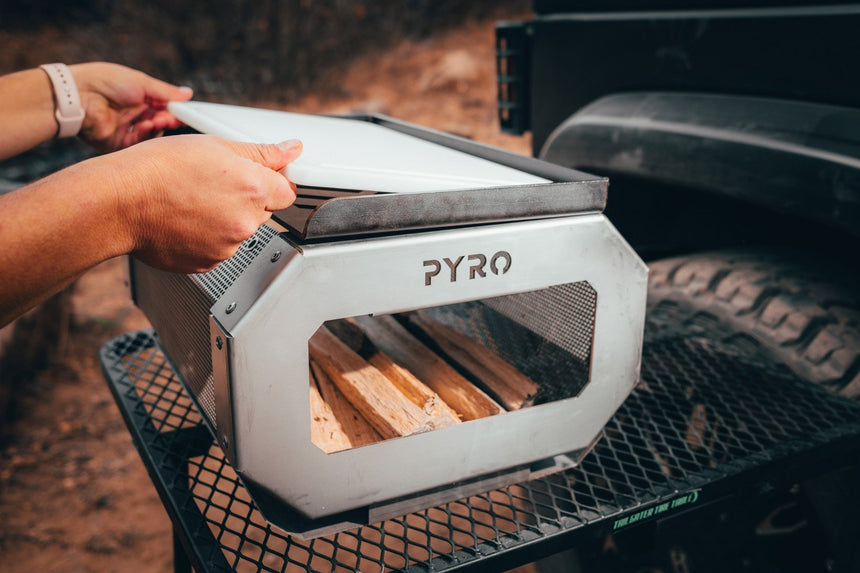 Pyro Camp Fire Pit + Grill Kit